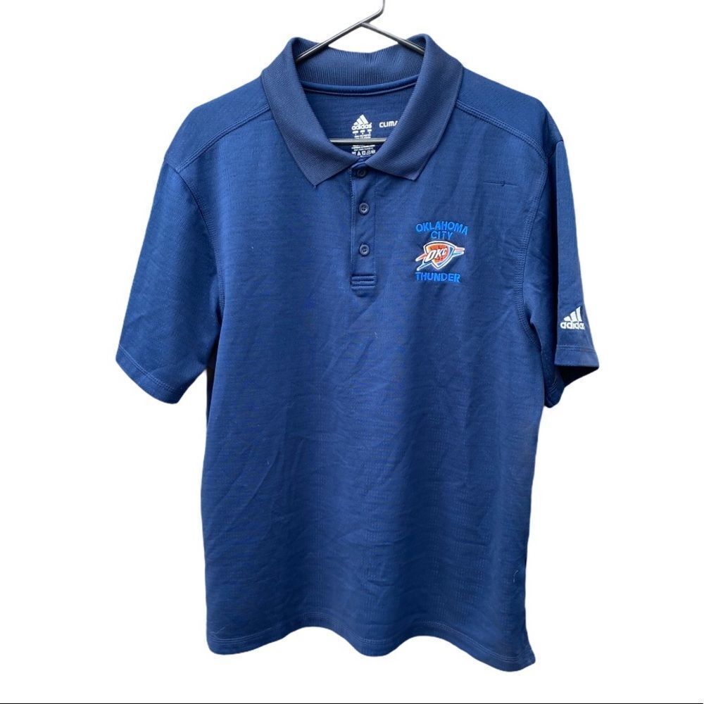 Adidas Oklahoma‎ City Thunder Golf Shirt as is
